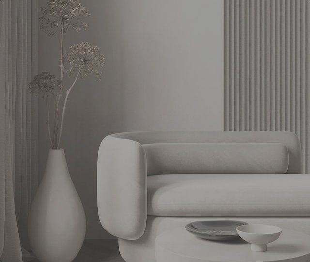 Sala de estar ambientada